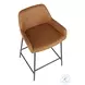 Daniella Camel Counter Height Stool Set Of 2