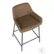 Daniella Espresso Counter Height Stool Set Of 2
