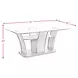 Simms Gray 72" Rectangular Dining Table