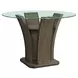 Simms Gray 54" Round Counter Height Dining Table