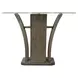 Simms Gray 54" Round Counter Height Dining Table