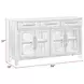 Breckenridge Medium Brown 4 Glass Door Server