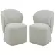 Bongo Quartermaster Linen Dining Chair Set of 2