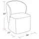 Bongo Quartermaster Sage Dining Chair Set of 2