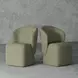 Bongo Quartermaster Sage Dining Chair Set of 2