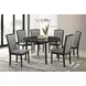 Skyline Gray Upholstered Dining Side Chair Set of 2