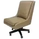 DC-131 Lotus Cream Leather Desk Chair