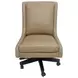DC-131 Lotus Cream Leather Desk Chair