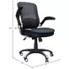 DC-301-BLK Black Gas Lift Desk Chair