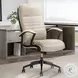 Dunwell Antique Linen Leather Desk Chair