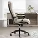 Dunwell Antique Linen Leather Desk Chair
