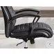 Dunwell Smooth Black Leather Desk Chair