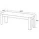 Cedar Fork Neutral Dining Bench