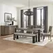 Cedar Fork Smoked Arabica 78" Rectangular Dining Table