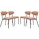 Rorun Brown Dining Chair Set Of 2