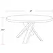 Crossings Amber 60" Round Dining Table