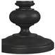 Atrium Black Round Spot Accent Table