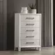 Ballard White 5 Drawer Chest