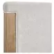 Plum Creek Sierra Brown and Elite Dove Queen Upholstered Panel Bed
