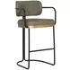 Jalen Ivanhoe Pine Upholstered Bar Stool