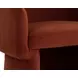 Lauryn Meg Rust Upholstered Lounge Chair