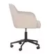 Sydney Taupe Performance Fabric Upholstered Swivel Desk Chair