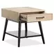 Craftsman Ridge Driftwood and Black Rectangular Lift Top Occassional Table Set