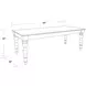 Crossings Toasted Tumbleweed Rectangular Dining Table
