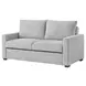 Dena Light Grey 71" Upholstered Sleeper Sofa