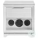 Xena White 1 Drawer Nightstand