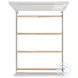 Xena White Queen Upholstered Panel Bed