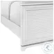 Xena White Queen Upholstered Panel Bed
