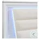 Xena White Queen Upholstered Panel Bed