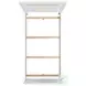 Xena White Twin Upholstered Panel Bed