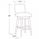 Escape Neutral Swivel Bar Stool