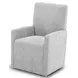 Escape Neutral Performance Fabric Upholstered Dining Chair