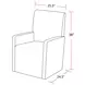 Escape Neutral Performance Fabric Upholstered Dining Chair