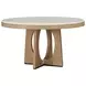 Escape Glazed Natural Oak 54" Round Dining Table