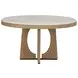 Escape Glazed Natural Oak 54" Round Dining Table