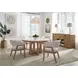 Escape Glazed Natural Oak 54" Round Dining Table