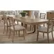 Escape Glazed Natural Oak 84" Extendable Dining Table