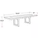Escape Glazed Natural Oak 84" Extendable Dining Table