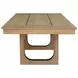 Escape Glazed Natural Oak 84" Extendable Dining Table