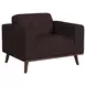 Fate Pebble Brown Upholstered Chair