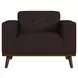 Fate Pebble Brown Upholstered Chair