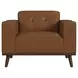 Fate Pebble Tan Upholstered Chair