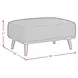Fate Pebble Tan Upholstered RecPebble Tangular Ottoman