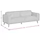 Fate Pebble Brown 91" Sofa