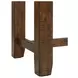 Dex Cream and Cherry Upholstered 4 Piece Bar Table Set with USB Charging