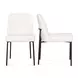 Sydney Cream Upholstered Dining Chair Set of 2